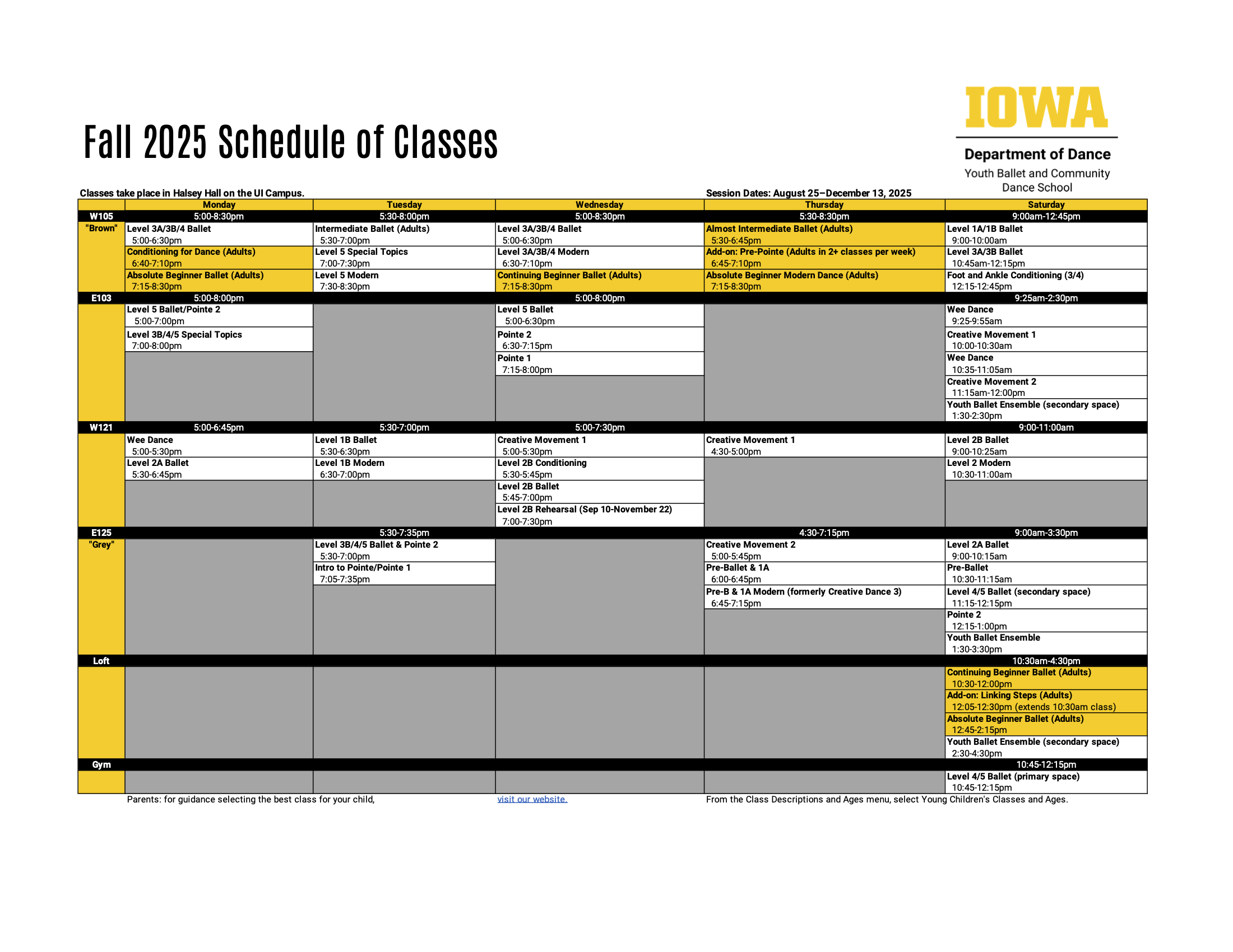 fall 2025 schedule png