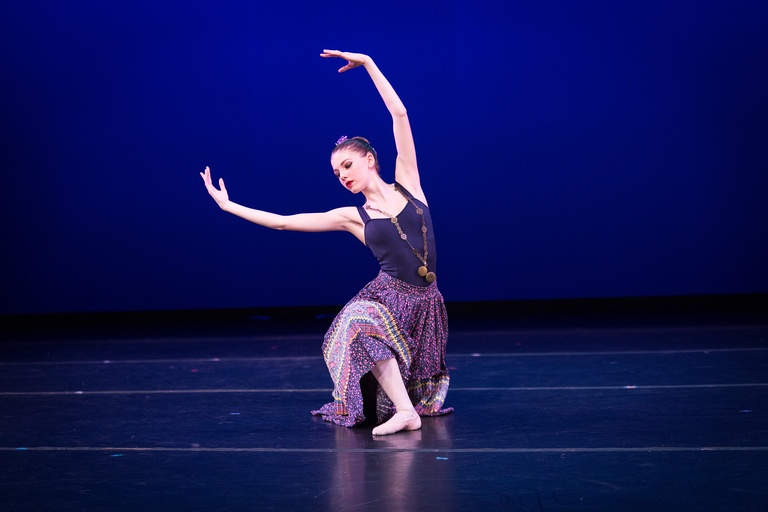 ballet dancer performing on stage