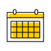 Icon of a calendar