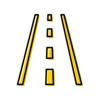 Icon of a road